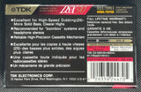 TDK DS-X - 1992 - US