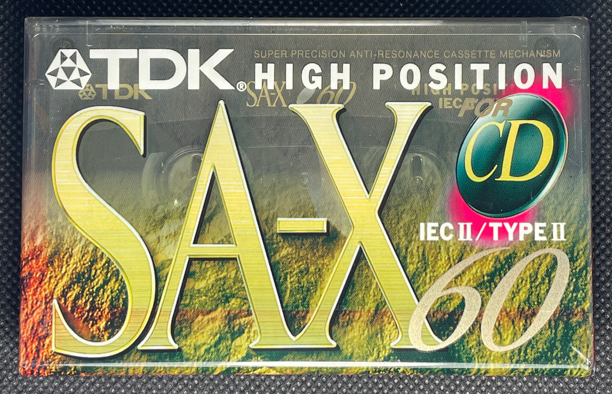 TDK SA-X 1996 - US - Blank Cassette Tape - New Sealed