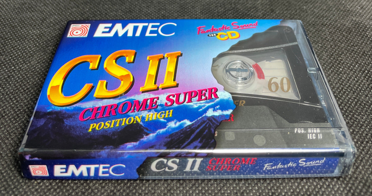 Lot De 6 Cassettes EMTEC CS CE II Chrome 90 – OVP, état Neuf, Kassetten