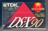 TDK DS-X 1992 C90 slim case front