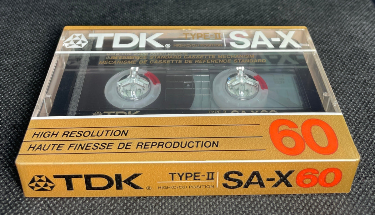 TDK SA-X - 1987 - US - Blank Cassette Tape - New Sealed