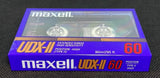 Maxell UDX-II 1986 C60 top view