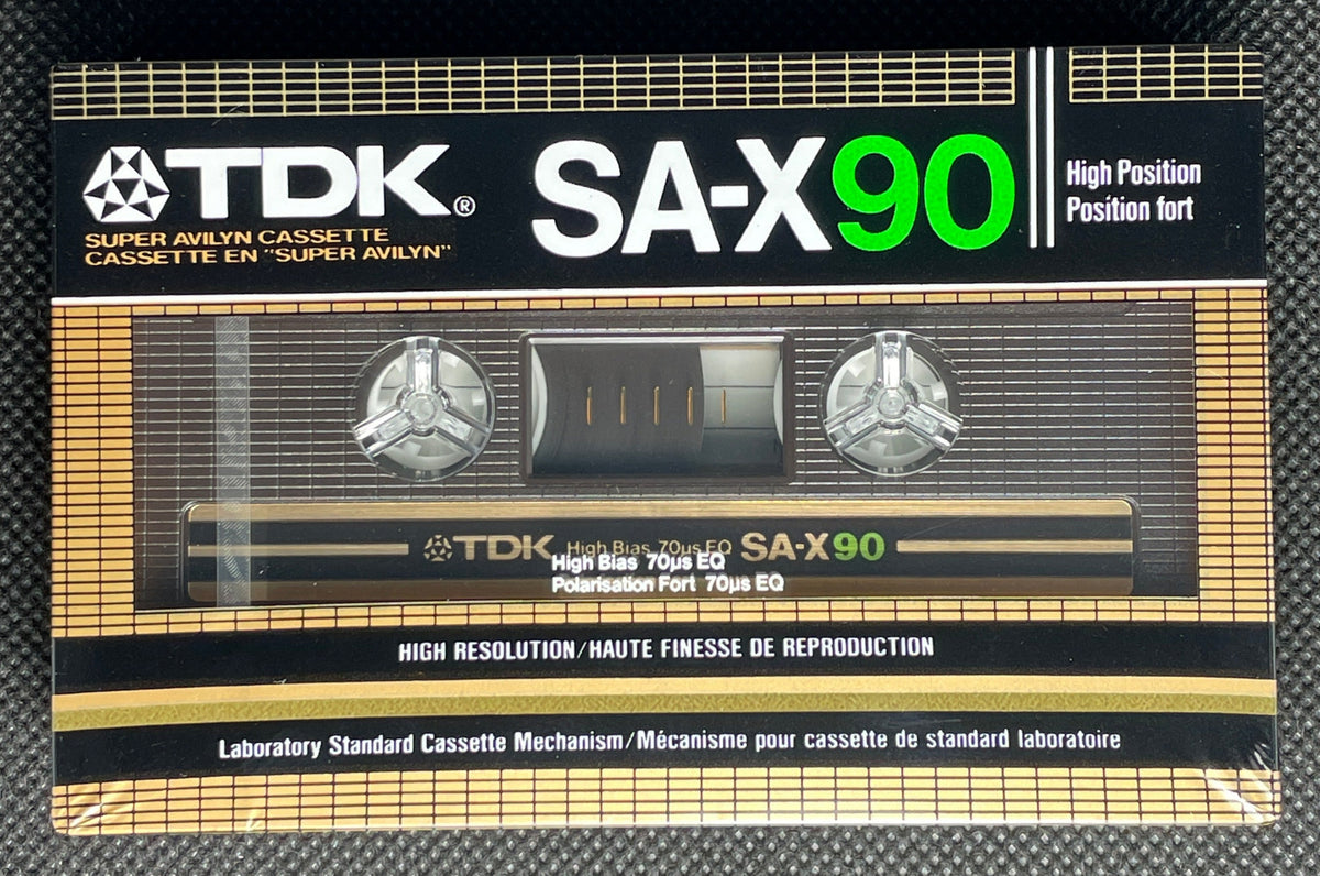 TDK SA-X - 1982 - US - Blank Cassette Tape - New Sealed