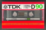 TDK D 1985 C90 Canada front