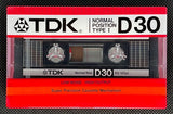 TDK D 1985 C30 USA front