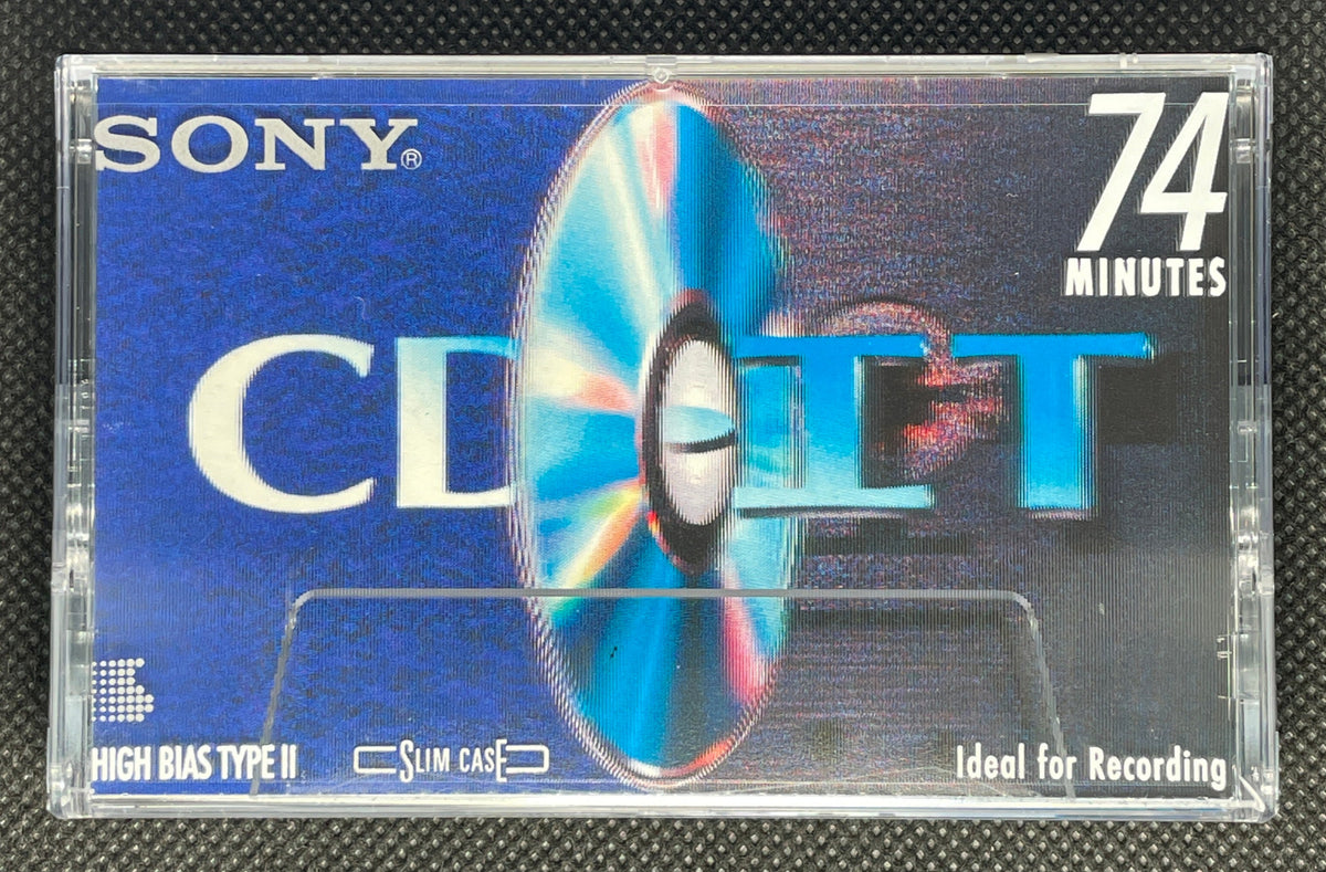 SONY CD-IT II - 1995 - US - Blank Cassette Tape - New Sealed SONY CD-IT II - 1995 - US - Blank Cassette Tape - New Sealed