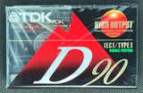 TDK D 1992 C90 front B-Grade