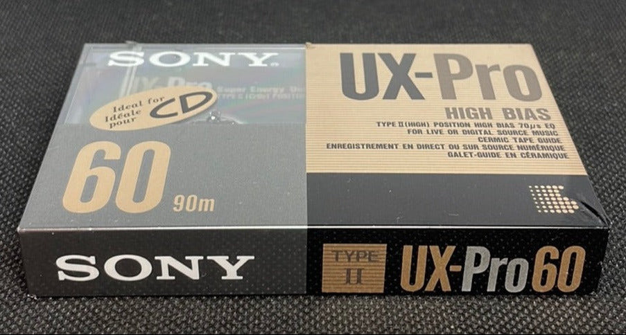 Sony UX-Pro - 1990 - US - Blank Cassette Tape - New Sealed