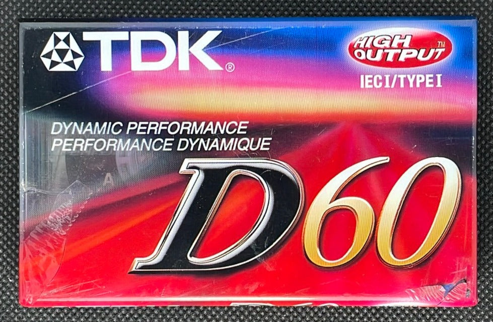 TDK D - 2001 - US- Blank Cassette Tape - New Sealed