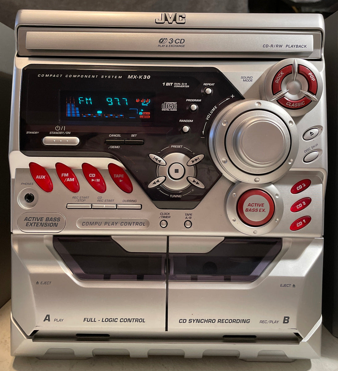 JVC MX-K30 Compact Audio System 2002