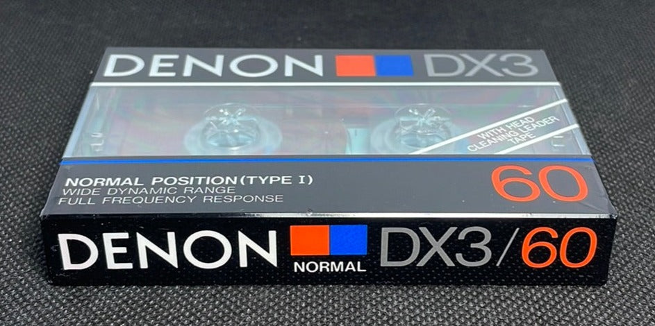 Denon DX3 - 1985 - US - Blank Cassette Tape - New Sealed