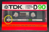 TDK D 1985 C90 Canada front B-Grade
