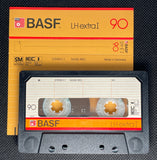 BASF LH EXTRA I 1981 Yellow label C90 open view