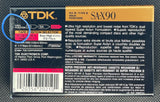 TDK SA-X 1991 C90 B-Grade back