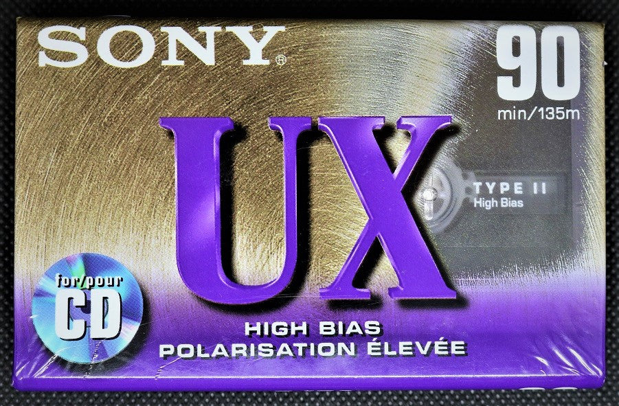 SONY UX - 1995 - US - Blank Cassette Tape - New Sealed