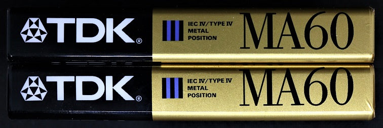 Cassette Audio TDK MA 90 – Type IV Metal Position – NOS NEUF