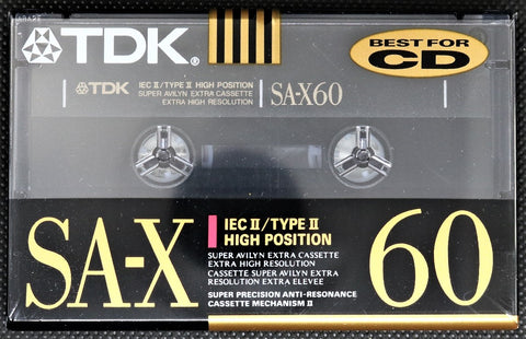 TDK SA-X 1991 60 Minutes front