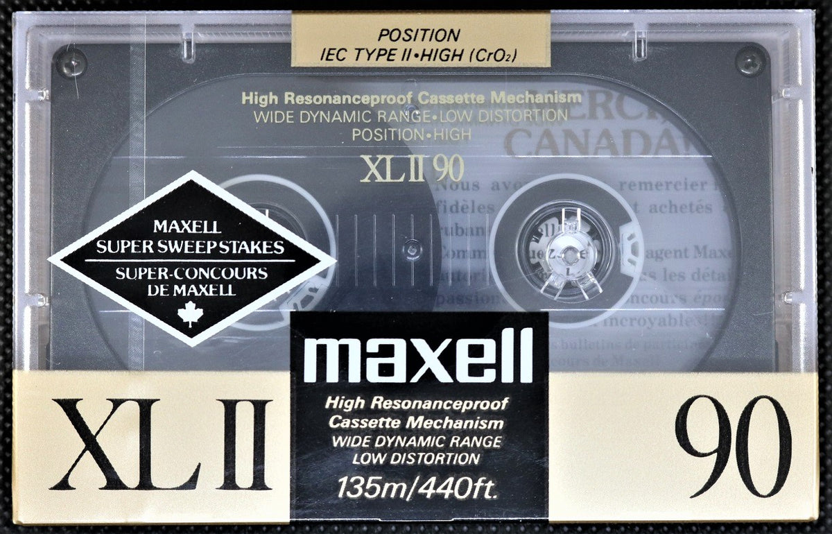 Maxell XL II-S CrO2 Type II Cassette Tape