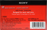 Sony HF 2001 C90 back