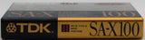TDK SA-X 1991 C100 top view 2