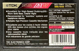 TDK DS-X 1992 C90 back