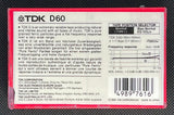 TDK D Free 1985 C60 back