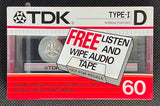 TDK D Free 1985 C60 front