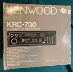 Kenwood KRC-730 Car Audio Cassette Deck original box top view
