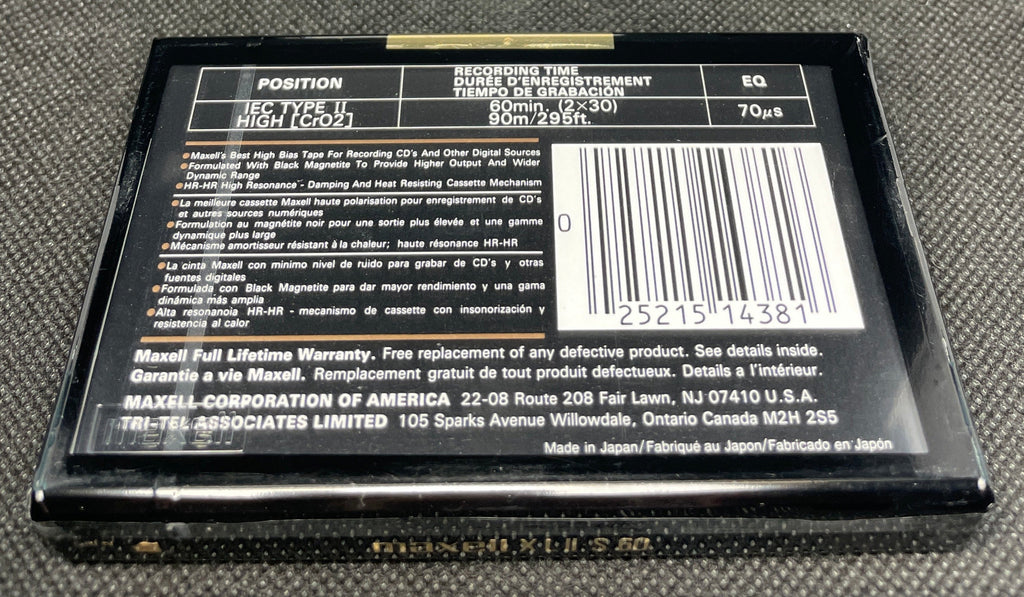 6 Maxell Maxell XLII-S 90 (Made in Japan) 1998 - Brand New 6 Maxell Maxell XLII-S 90 (Made in Japan) 1998 - Brand New