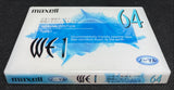 Maxell WE 1 - 1999 Blank Cassette Tape C64