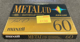 Maxell Metal UD 1992 JP Blank Cassette Tape C60