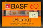 BASF LH EXTRA I 1981 White label C60 front
