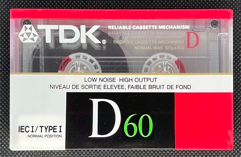 TDK D - 1988 - US - Blank Cassette Tape - New Sealed