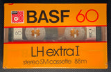 BASF LH EXTRA I 1981 White label C60 front Clean