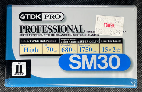 TDK PRO SM30 1997 front