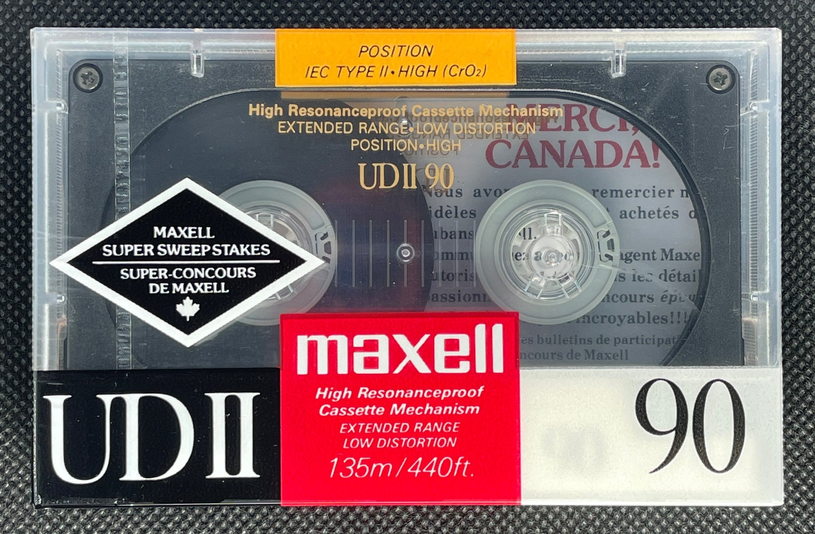 (80）maxell UD1 90x1  UD2 90x5 Maxell UDII - 1988 - US - Blank Cassette Tape - New Sealed