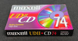 Maxell UDII CD 2002 C74 top view