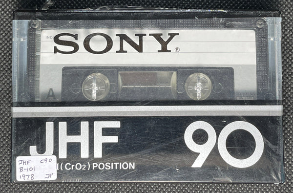 Sony JHF - 1978 - JP - Blank Cassette Tape - New Sealed