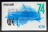 Maxell WE 1 - 1999 Blank Cassette Tape C74