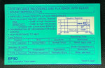 Sony EF 1986 C90 back