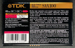 TDK SA-X 1991 C100 back