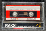 RAKS HD-I 1977 Blank Cassette Tape