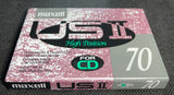 Maxell US II 1991 Blank Cassette Tape C70