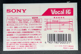 SONY Vocal 16 1983 Blank Cassette Tape