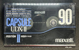 Maxell UDX-II 1991 US Blank Cassette Tape C90