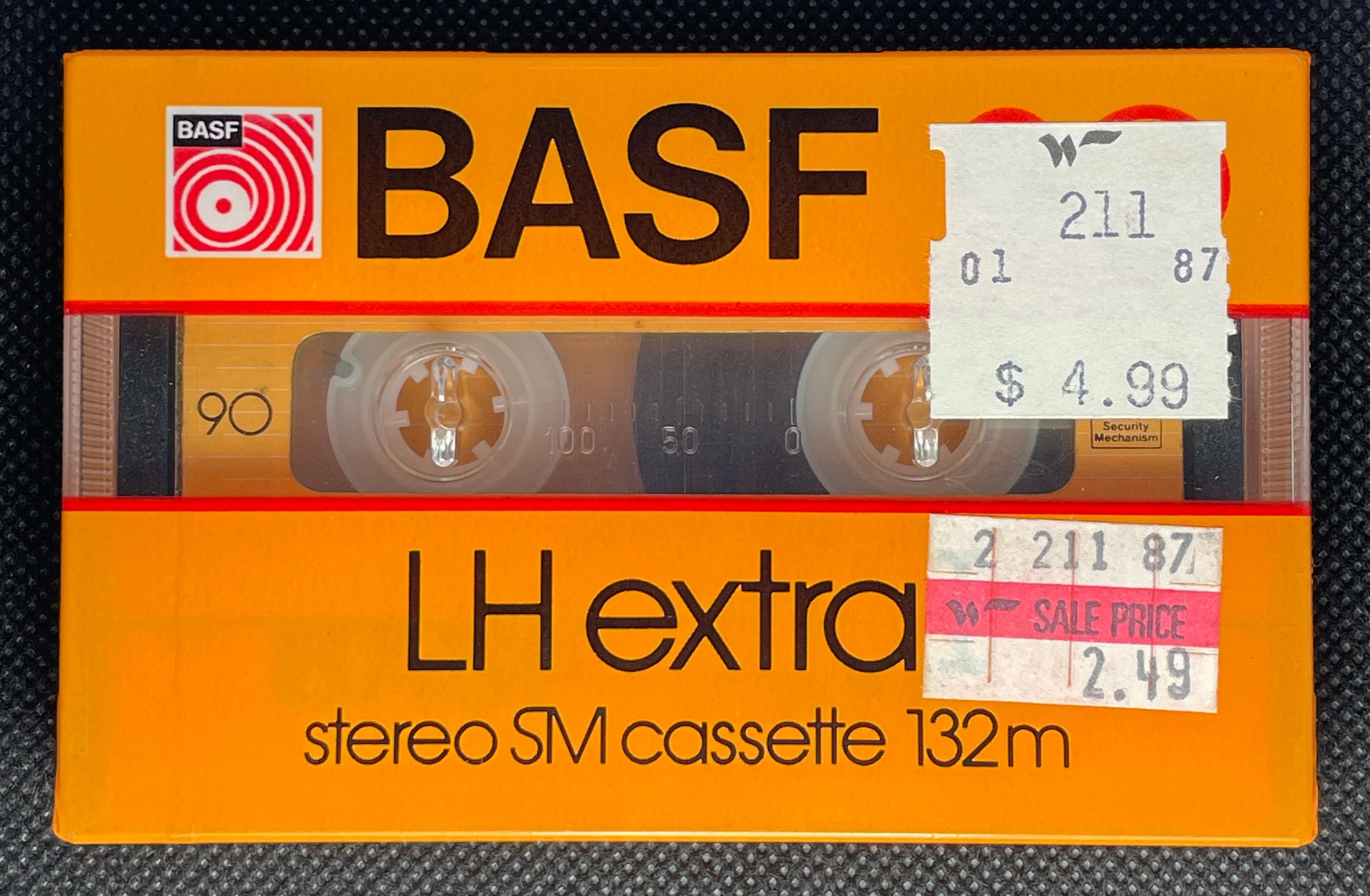 (90) BASF LH-X TypeⅠ 60分 3本パック 新品 希少 BASF LH-SM 90 YELLOW VERSION TYPE I BLANK CASSETTE TAPE (1) (USED