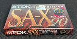 TDK SA-X 1996 C90 top view