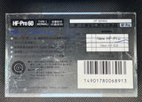SONY HF-Pro 1987 C60 Blank Cassette Tape back