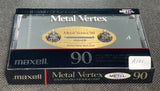 Maxell Metal Vertex 1988 Blank Cassette Tape