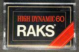 RAKS HD-I 1977 Blank Cassette Tape